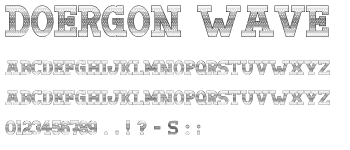 Doergon Wave font